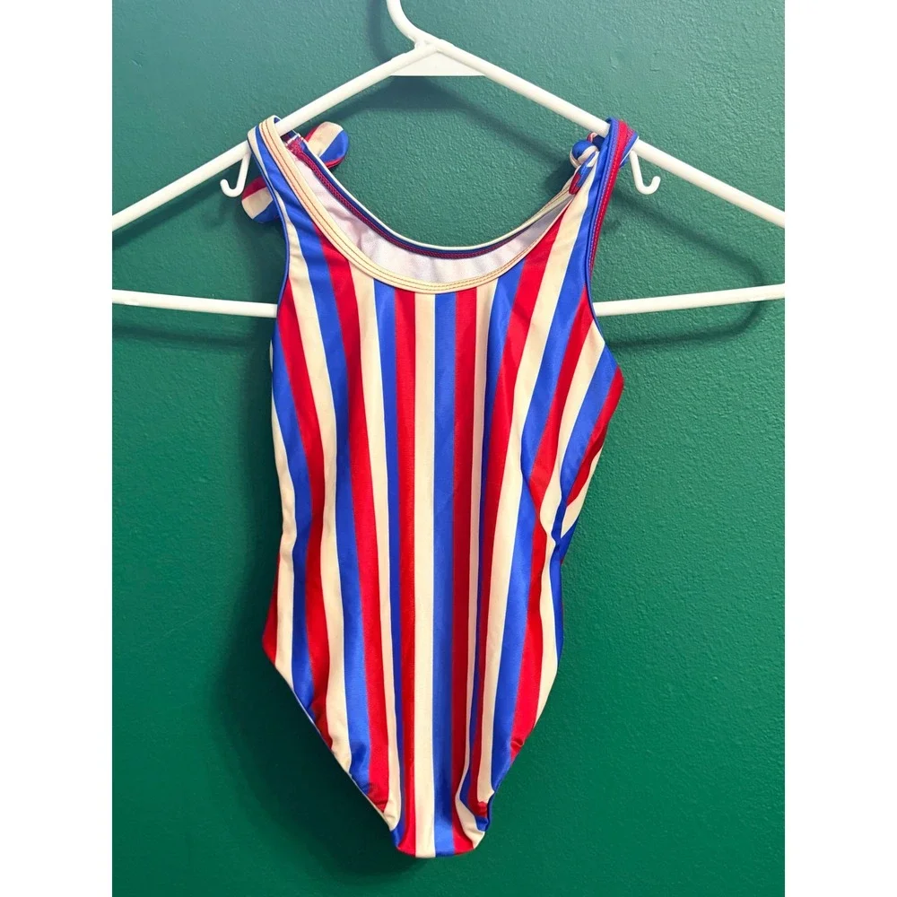 Cat & Jack Shiny Underwater Sea Life UPF50+ 1pc Swim Bathing Suit XS 4/5 NEW NWT